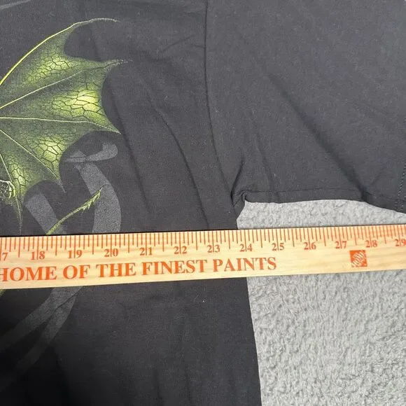 Harley Davidson Shirt Mens 2XL Black Eagle Dragon Motorcycle Big Moose Maine New - Picture 4 of 7